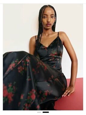 Reformation Lya Silk Dress